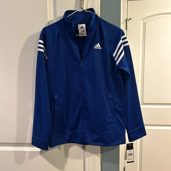 Large Adidas Lightweight Zipper Jacket with Pockets. NWT! - Picture 5 of 6